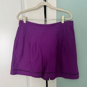 Sezane Nicolo Shorts Purple - Size 10